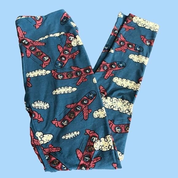 LuLaRoe 2 pairs of Leggings / one size / EUC - Picture 3 of 6